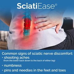 3 BOTTLES SciatiEase Labs Sciatic Nerve to Supportmula- Build Muscle, Improve Sl