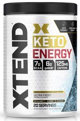 Scivation XTEND Keto ENERGY | 6g goBHB 7g BCAA | 20 Servings | Ultra Frost