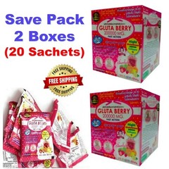 2x Berry 200000mg PUNCH Collagen Drink Q10 Vitamin C Tightening Pore Smooth Aura