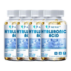 Hyaluronic Acid with MSM & Vitamin C | 850 mg | 60/120/240 Capsules | Non-GMO
