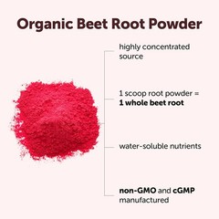 Organic Beet Root Powder 32oz Water Soluble Concentrated Micro Ingredients
