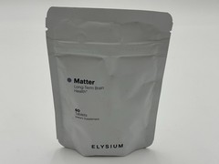 ELYSIUM Matter Brain Supplement with Omega 3 + DHA for Memory & Focus 60 ct
