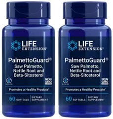 PALMETTOGUARD SAW PALMETTO NETTLE ROOT BETA- SITOSTEROL 120 Sgel LIFE EXTENSION