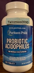 Probiotic Acidophilus 100 Million Live Cultures 250 TABLETS Digestive Health