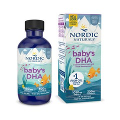 Nordic Naturals Baby’s DHA Liquid – Omegas, Vitamin A & D3 for Development, 2 oz
