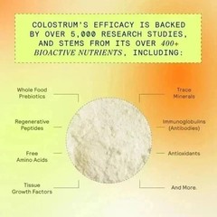 ARMRA Colostrum Powder Unflavored 120 Servings Dietary Supplement – 1-3 Bottles