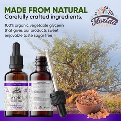 FLORIDA HERBS Myrrh Tincture, Myrrh Extract Commiphora myrrha for Indigestion…