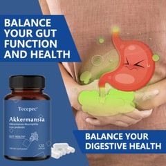 New Formula Akkermansia Muciniphila Live Probiotic Capsules Gut Health Support