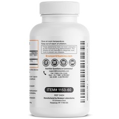 Bronson Vitamin K2 (MK7) with D3 Extra Strength 60 Count (Pack of 1)