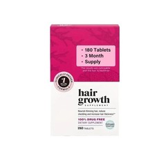 1-3pack Viviscal Hair Growth Dietary Supplement with Collagen Complex 180 Tablet