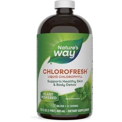 Nature’s Way Chlorofresh, Liquid Chlorophyll, Healthy Skin & Body Detox 16 Fl Oz