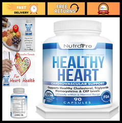 Heart Health Supplements – Artery Cleanse & Protect, Supports Cholesterol & Trig