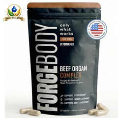 FORGEBODY Beef Organ Complex 60 Capsules | Grass Fed Organ Blend