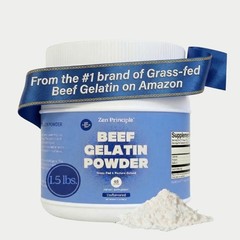 Grass-Fed Gelatin Powder, 1.5 lb. Custom Anti-Aging Protein for Healthy Hair,…