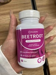 Rosabella 3PCS Organic Beet Root 60 Capsules Organic Energy Boost Blood Pressure