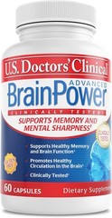 U.S. Doctors Clinical BrainPower Advanced Clinically Tested Memory Supplement…