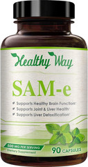500Mg Sam-E Supplement – High Strength 500Mg S-Adenosyl-L-Methionine Capsules fo