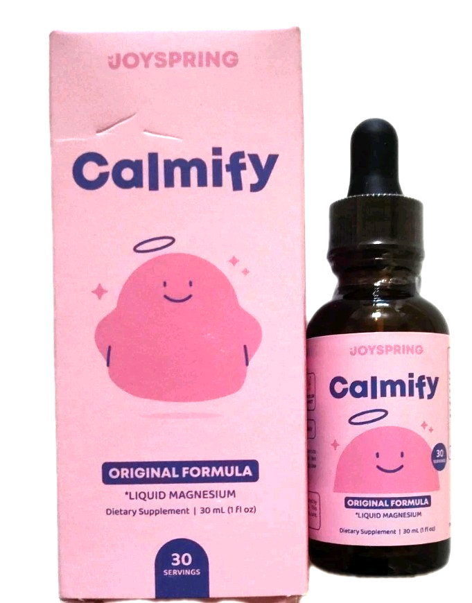 Joyspring Calmify Liquid Magnesium Drops For Kids 1 fl oz Sugar/Gluten Free