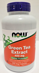 Now Foods Green Tea Extract – Cellular Protection – 400 mg – 250 caps -Exp 02/27