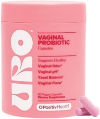 URO O Positiv Vaginal Probiotics for Women pH Balance with Prebiotics – 60 COUNT