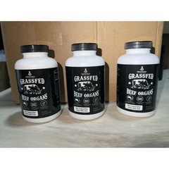 Ancestral supplement grass fed beef organ & supplement -3 bottles -180 capsules