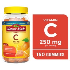 C 250 mg Per Serving Gummies, Dietary Supplement for Immune Support, 150 Count