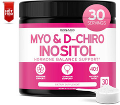 Myo-Inositol & D-Chiro Inositol Supplement Powder (2050mg Per Serving Ideal 40:1
