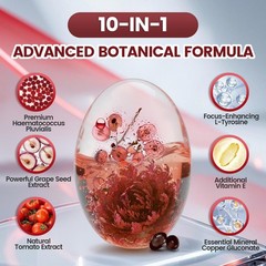 10 in 1 Astaxanthin 12mg 240 Count (Pack of 1), | 1 Bag | 240 Softgels