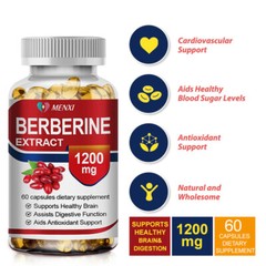 BEST Blood Sugar Support Supplement 800mg Berberine Cinnamon Extract – 60 Pills