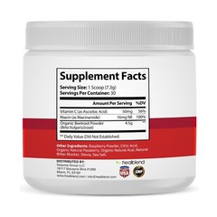 Organic Beet Root Powder Superfood, Nitric Oxide Booster, Supports Heart Health