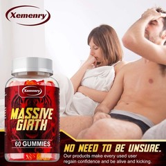 Massive Girth Gummies – Ashwagandha – Enhance Blood Circulation, Immune Support
