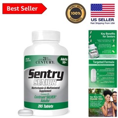 Gluten-Free Sentry Senior Tablets – 265 Count to Boost Vitality & Wellness