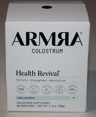 ArmrA Colostrum supplement Health Revival 60 servings unflavored Exp 01/28 NEW
