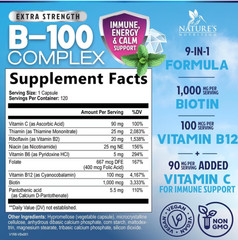 Vitamin B Complex Vitamin B Supplement – B-Complex Vitamins with B12, B6, B9