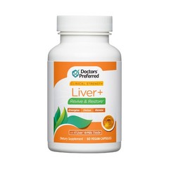 DOCTORS’ PREFERRED Liver+ Revive and Restore 10-in-1 Formula with Clinically …