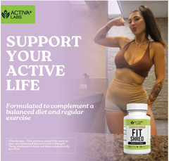 Weight Loss Support Fit Shred Metabolic Boost w/ Apple Cider Vinegar Resveratrol