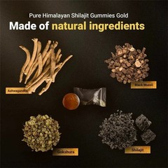Shilajit 60 Gummies, Shilajit Micronutrient Supplement, Himalayan Premium – 2025