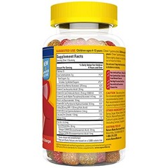 Nature Made Kids First Multivitamin 70 Count (Pack of 1), Red, Orange, Yellow
