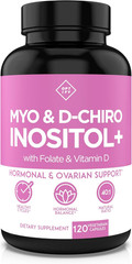 Optify Myo-Inositol & D-Chiro Inositol Supplement for Women – 40:1 Ratio plus Fo