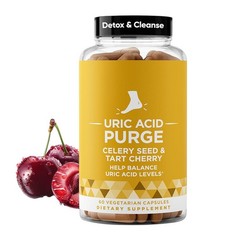 Purge! Uric Acid Flush Detox Cleanse Joint Support & Active Mobility Tart Cherry