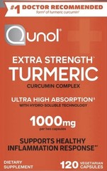 Qunol Turmeric Curcumin Qunol with Ultra High Absorption 1000mg Veg Capsule – 30