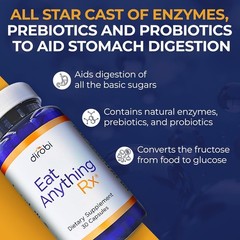 Dirobi Eat Anything Xylose Isomerase Fructose Malabsorption Enzymes, F