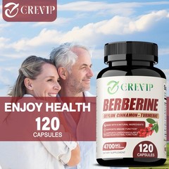 Berberine HCI 4700mg – Ceylon Cinnamon – Reduce Cholesterol, Blood Sugar Support