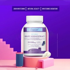 Grape Seed | Natural | Vegetarian | Promotes Skin Health and Collagen Production