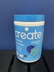 Create Creatine Gummies Blue Raspberry Flavored 90 Count