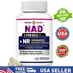 NAD+ Advanced with Nicotinamide Ribose 6000mg Green Tea Extract + Astaxanthin