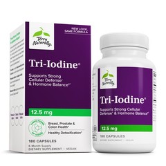 Terry Naturally Tri-Iodine – Support Thyroid Health – Aids Hormone Balance w…