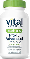 Vital Nutrients Pro-15 Advanced Probiotics for Women and Men | 15 Strains + K…