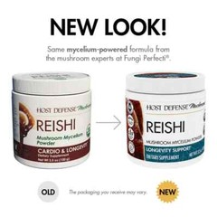 Fungi Perfecti Host Defense Reishi Powder 100 g Organic Longevity Support