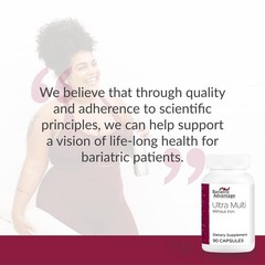Bariatric Advantage Ultra Multi Without Iron High Potency Daily Multivitamin …